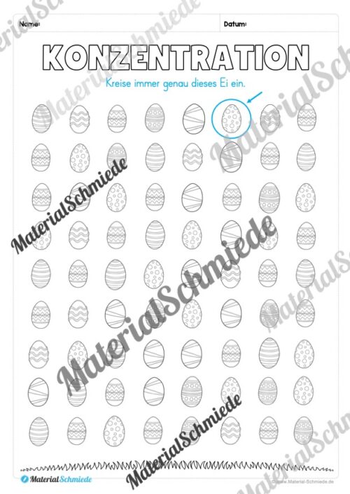 Lese- & Rätselheft zu Ostern (1. & 2. Klasse) - Arbeitsblatt 02