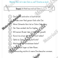 Lese- & Rätselheft zu Ostern (1. & 2. Klasse) - Arbeitsblatt 08