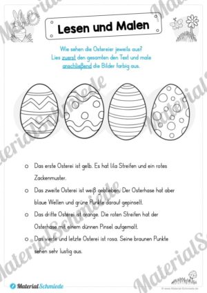 Lesen & Malen zu Ostern (Vorschau 06)