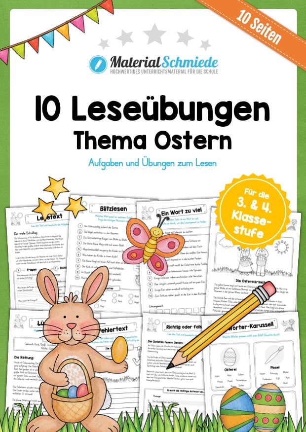 10 Leseübungen zu Ostern