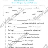 Materialpaket Ostern: Deutsch (1/2 Klasse) - Vorschau 03