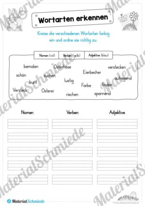 Materialpaket Ostern: Deutsch (1/2 Klasse) – Vorschau 04