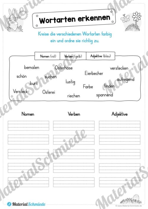 Materialpaket Ostern: Deutsch (1/2 Klasse) - Vorschau 04