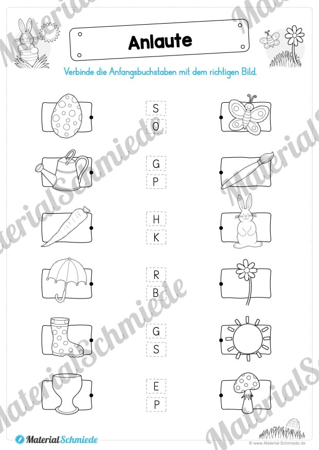 Materialpaket Ostern: Deutsch (1/2 Klasse) – Vorschau 05