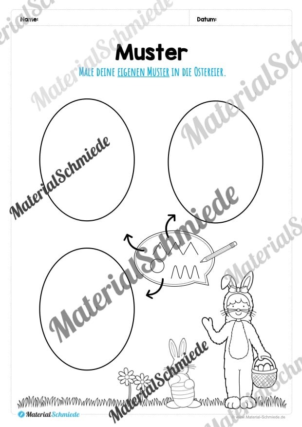 Materialpaket Ostern: 1. Klasse (Vorschau 06)