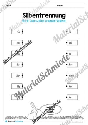 Materialpaket Ostern: 1. Klasse (Vorschau 19)