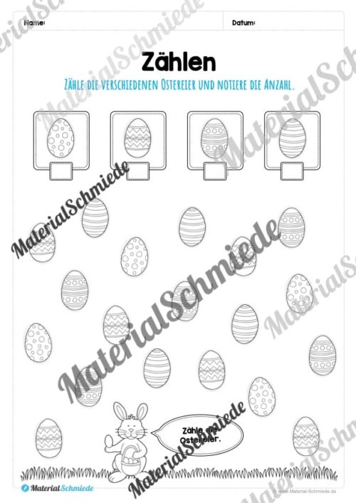 Materialpaket Ostern: 1. Klasse (Vorschau 21)