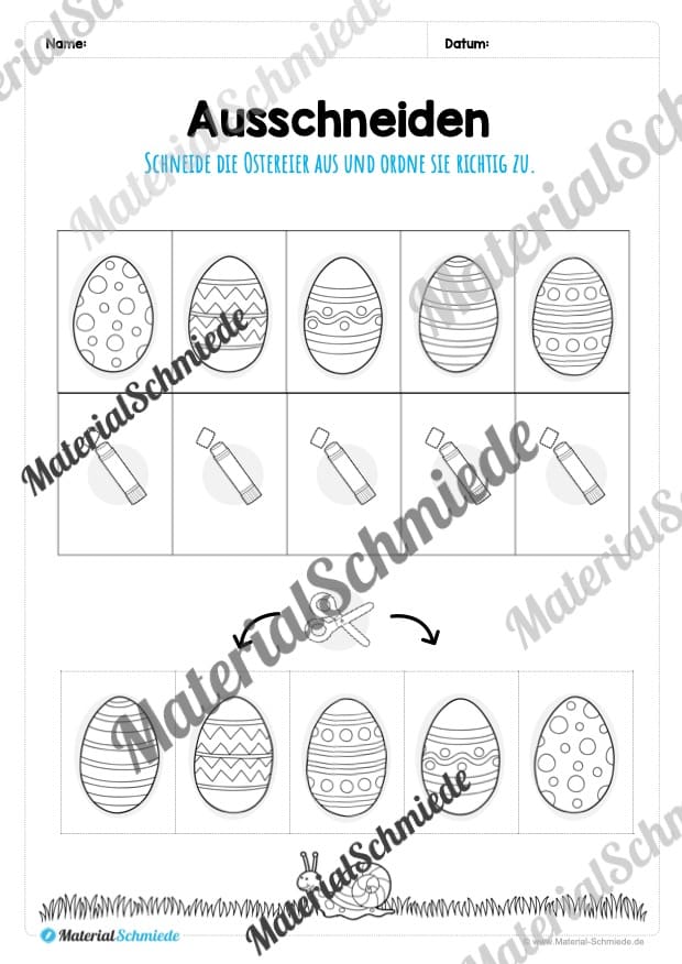 Materialpaket Ostern: 1. Klasse (Vorschau 25)