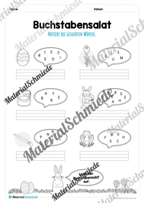 Materialpaket Ostern: 2. Klasse (Vorschau 11)