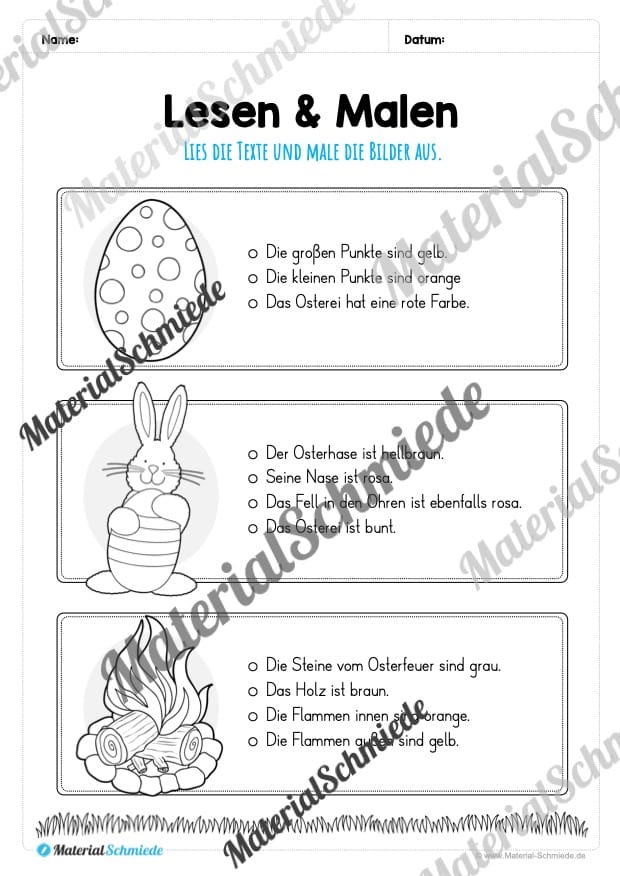 Materialpaket Ostern: 2. Klasse (Vorschau 16)