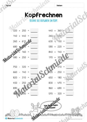 Materialpaket Ostern: 3. Klasse (Vorschau 13)