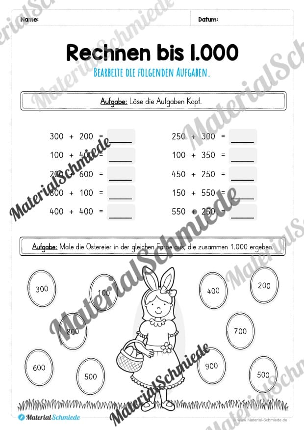 Materialpaket Ostern: 3. Klasse (Vorschau 16)