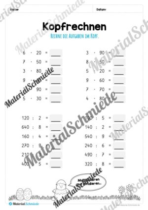 Materialpaket Ostern: 3. Klasse (Vorschau 21)