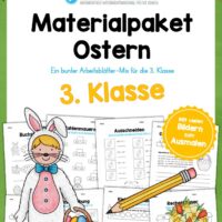 Materialpaket Ostern: 3. Klasse (25 Arbeitsblätter)