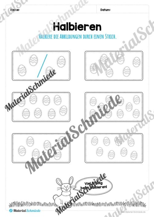 Materialpaket Ostern: Vorschule (Vorschau 12)