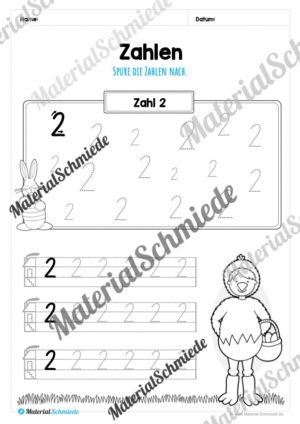 Materialpaket Ostern: Vorschule (Vorschau 16)