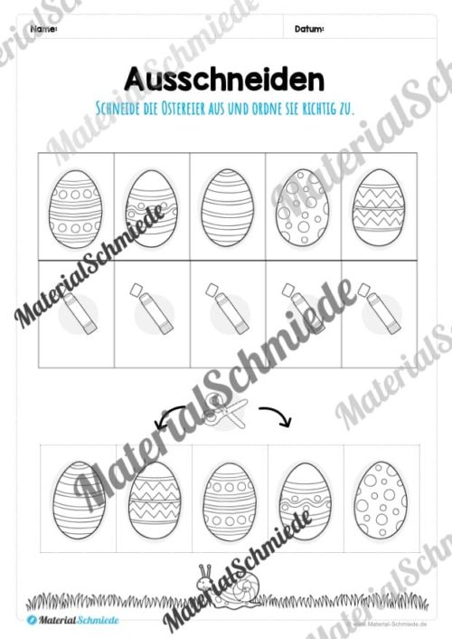 Materialpaket Ostern: Vorschule (Vorschau 21)