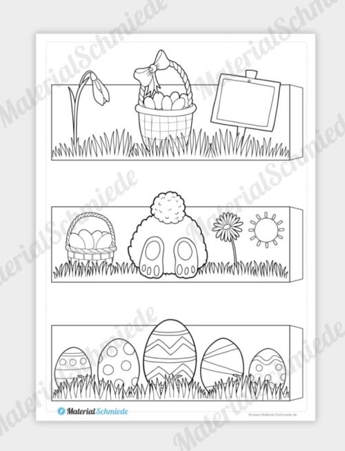 6 Bastelaufsteller zu Ostern - Vorschau 02