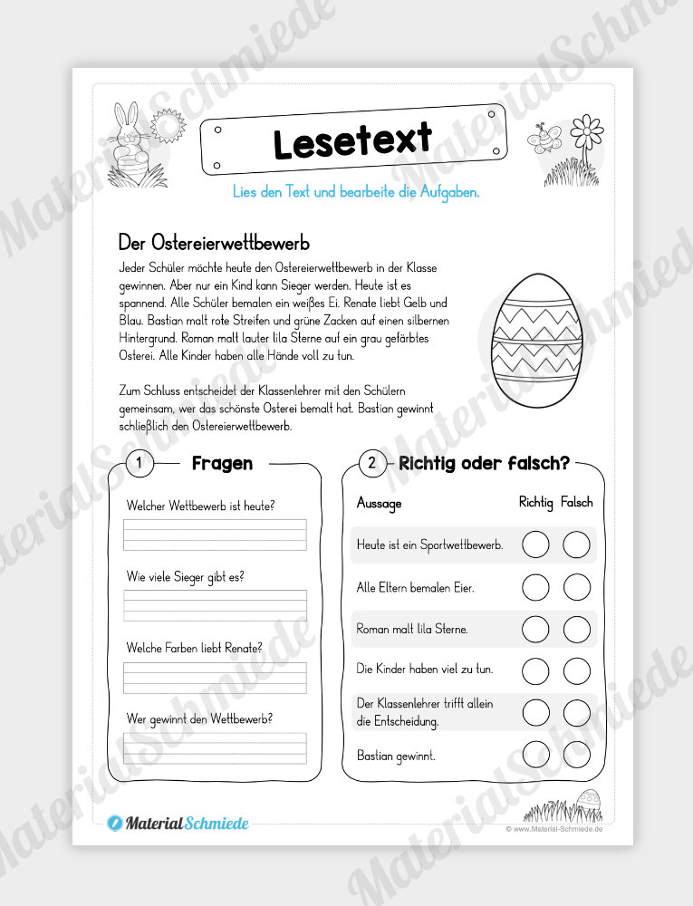 10 Lesetexte zu Ostern – Vorschau 04