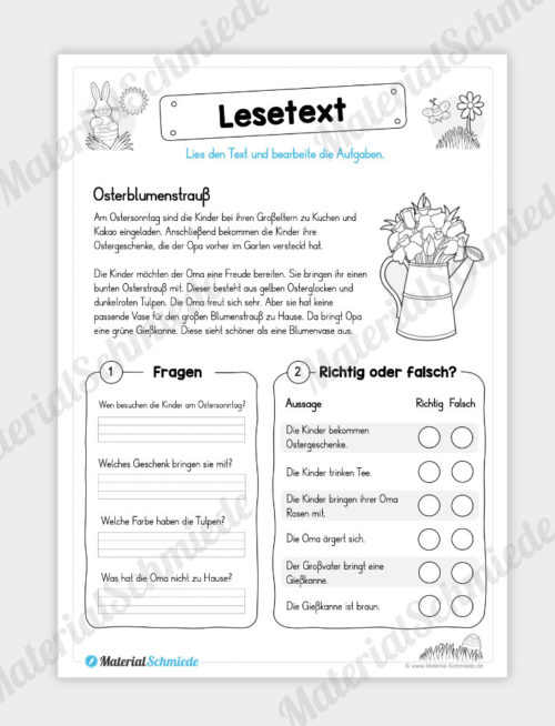 10 Lesetexte zu Ostern - Vorschau 08