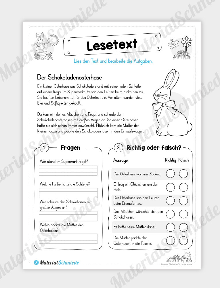 10 Lesetexte zu Ostern – Vorschau 05