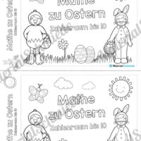 Mathe Übungen Ostern - Zahlenraum bis 10 (Vorschau 01)