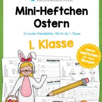 Mini-Heft Ostern: 1. Klasse (25 Arbeitsblätter)