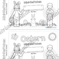Mini-Heft: Ostern für die 2. Klasse (Deckblatt)