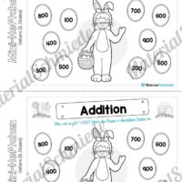 Mini-Heft: Ostern für die 3. Klasse (Addition)