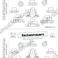 Mini-Heft: Ostern für die 3. Klasse (Rechenmauern)