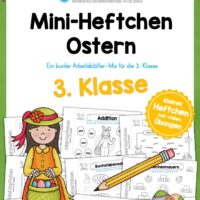 Mini-Heft Ostern: 3. Klasse (25 Arbeitsblätter)