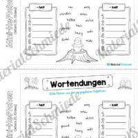 Mini-Heft: Ostern für die 4. Klasse (Wortendungen -heit und -keit)