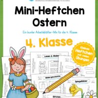 Mini-Heft Ostern: 4. Klasse (25 Arbeitsblätter)