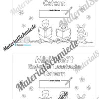 Lesetexte Ostern: Mini-Heft (1. & 2. Klasse) - Arbeitsblatt 01