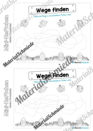 Mini-Heft: Ostern für die Vorschule (Vorschau 06)