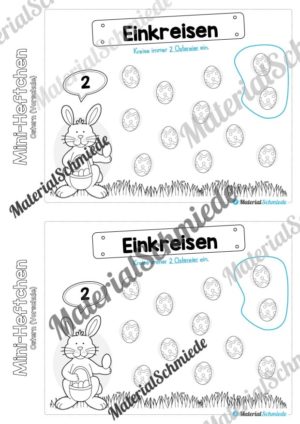 Mini-Heft: Ostern für die Vorschule (Vorschau 10)