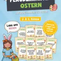 Plauderkarten: Thema Ostern (Lesespiel)