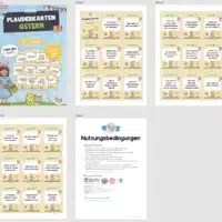 Plauderkarten: Thema Ostern (Lesespiel) - Überblick