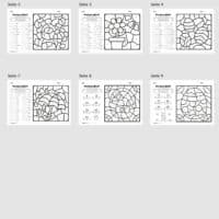 8 Rechenmalblätter Ostern: Kleines 1x1 (Überblick)