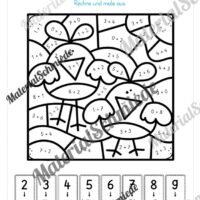 8 Rechenmalblätter zu Ostern im Zahlenraum bis 10 (Vorschau 10)