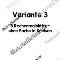 8 Rechenmalblätter zu Ostern im Zahlenraum bis 20 (Vorschau 09)