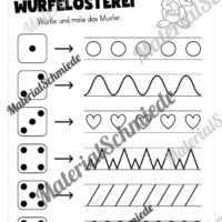 Ausmalbild: Osterei mit Mustern ausmalen (Ostern) - Arbeitsblatt 02