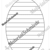 Ausmalbild: Osterei mit Mustern ausmalen (Ostern) - Arbeitsblatt 05