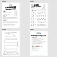 Ausmalbild: Osterei mit Mustern ausmalen (Ostern) - Überblick