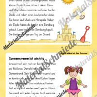 Abschreibkartei: Thema Sommer (Vorschau 03)