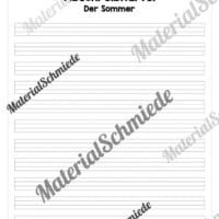 Abschreibkartei: Thema Sommer (Vorschau 07)