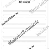 Abschreibkartei: Thema Sommer (Vorschau 08)