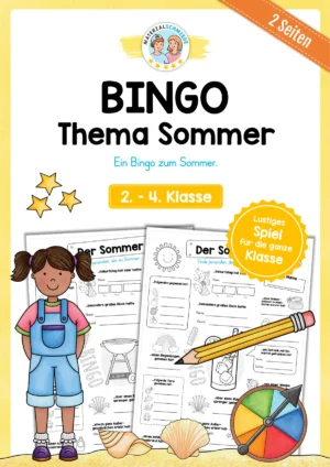 Bingo Sommer (2. - 4. Klasse)