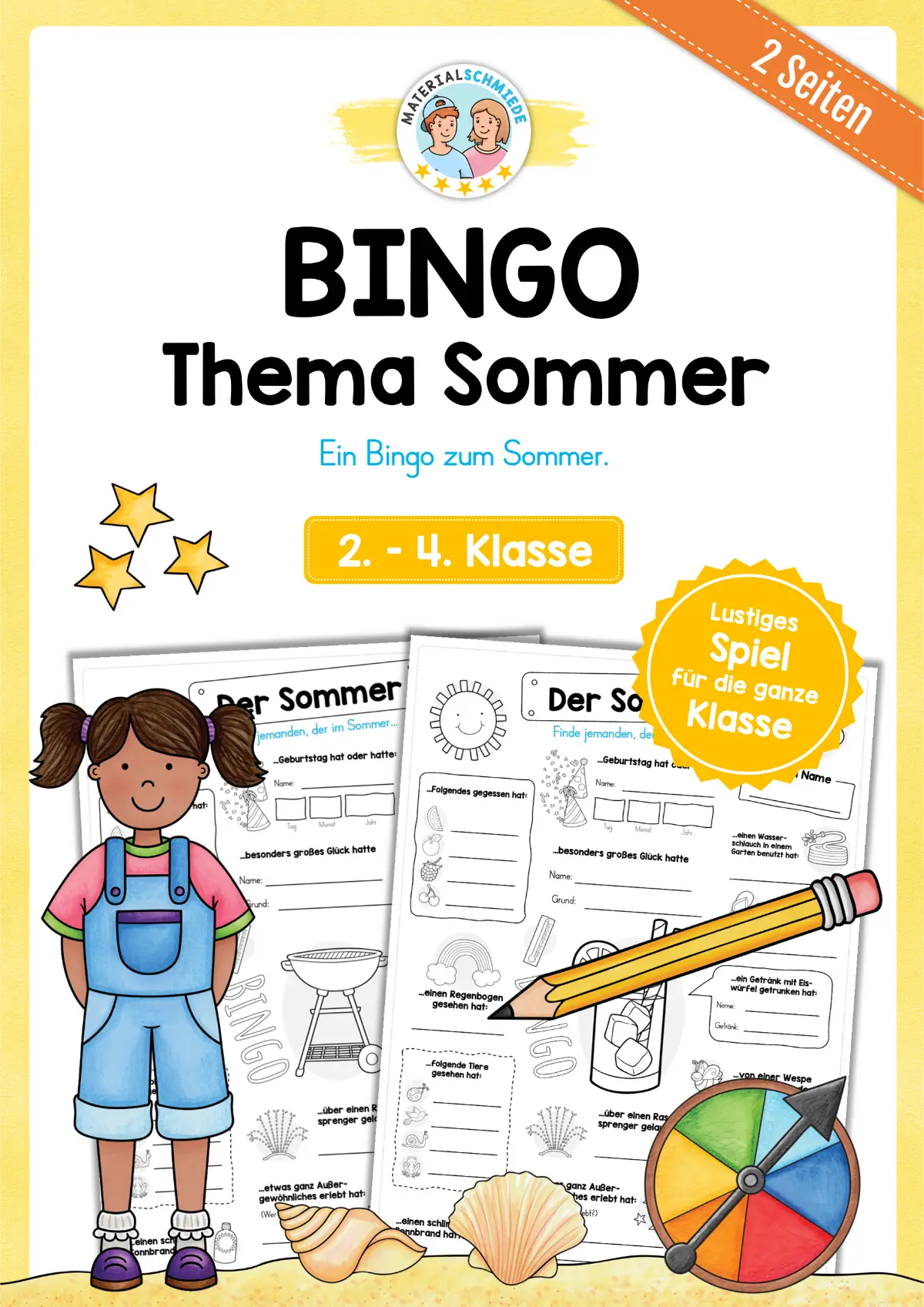 Bingo Sommer (2. - 4. Klasse)