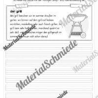 10 Abschreibtexte zum Sommer: Groß- und Kleinschreibung (2. Klasse) - Vorschau 02